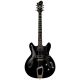 HAGSTROM ELEC. GUITAR. VIKING LEFT HANDED BLACK GLOSS