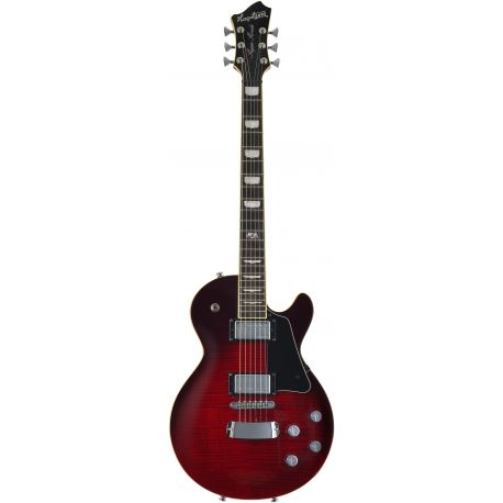 HAGSTROM ELEC. GUITAR SUPER SWEDE CRIMSON FLAME 2023