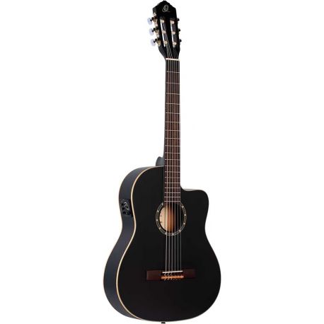ORTEGA RCE125SN-SBK ELEC. CLAS. GUIT. BLACK