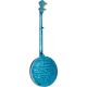 ORTEGA OBJE400TBL 5STR BANJO TRANS BLUE