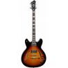 HAGSTROM ELEC. GUITAR. VIKING BARITONE DLX - TOBACCO SUNBUR
