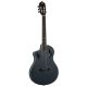 ORTEGA TOURPLAYER GUITAR, LEFTHAND, SPRUCE TOP, BLACK,BAG