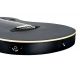 ORTEGA TOURPLAYER GUITAR, LEFTHAND, SPRUCE TOP, BLACK,BAG