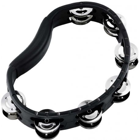 MEINL HTMT1BK HAND HELD, STEEL JINGLES, BLACK