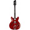 HAGSTROM ELEC. GUITAR. VIKING 12-DLX - WILD CHERRY TRANSPAR