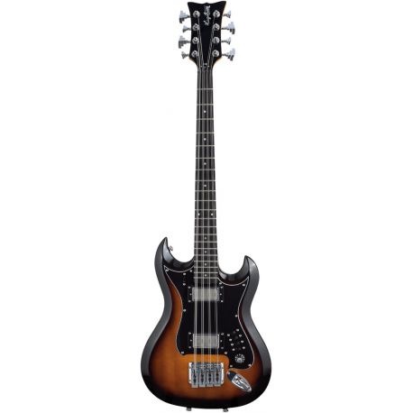HAGSTROM ELEC. BASS. H8-II 8-STRING BASS - TOBACCO SUNBURST