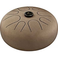 SONIC ENERGY STD1VB STEEL TONGUE DRUM, VINTAGE BROWN A-MINOR