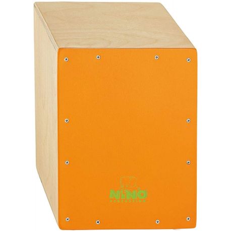 NINO PERCUSSION CAJON PEQUEÑO TAPA NARANJA NINO950OR