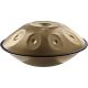 SONIC ENERGY HPSTL90 HANDPAN STAINLESS STEEL, VINT.GOLD, D KURD