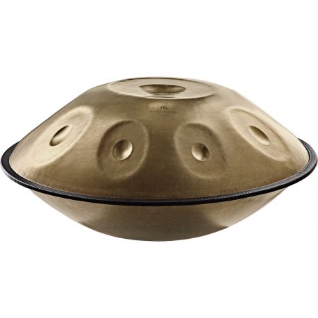 SONIC ENERGY HPSTL90 HANDPAN STAINLESS STEEL, VINT.GOLD, D KURD
