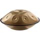 SONIC ENERGY HPSTL90 HANDPAN STAINLESS STEEL, VINT.GOLD, D KURD