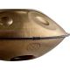 SONIC ENERGY HPSTL90 HANDPAN STAINLESS STEEL, VINT.GOLD, D KURD
