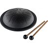SONIC ENERGY MSTD1BK MINI STEEL TONGUE DRUM, C MAJOR, BLACK