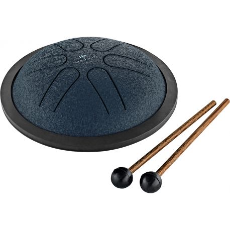 SONIC ENERGY MSTD2NB MINI STEEL TONGUE DRUM, A MAJOR, NAVY BLUE