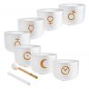 SONIC ENERGY PCSBSETCHA TUNED CRYSTAL SINGING BOWL SET