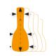 ORTEGA FUNDA GUIT CLAS ONB44