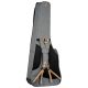 ORTEGA DLX F-SHAPE GIG BAG GY ACUS. BASS OGBAB-DLX-GY