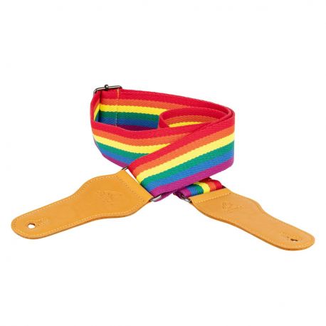 ORTEGA COTTON GUITAR STRAP, CREATIVE SER. PRIDE OCS-570