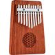 SONIC ENERGY KL1002FOL SOLID KALIMBA, 10 NOTES, FLOWER OF LIFE