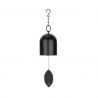 SONIC ENERGY HIB18BK HANGING IRON BELL, 18  45 CM, BLACK