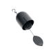 SONIC ENERGY HIB18BK HANGING IRON BELL, 18  45 CM, BLACK