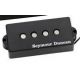 SEYMOUR DUNCAN COVER P-BASS BLK QTR POUND WITH LOGO (PER UNITÀ)
