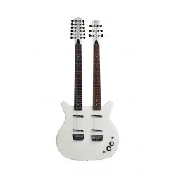 DANELECTRO DOUBLE DNECK 6 12 WHITE PEARL