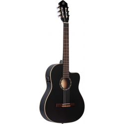 ORTEGA RCE125SN-SBK ELEC. CLAS. GUIT. BLACK