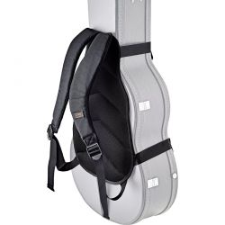 ORTEGA BACK PACK STRAP DELUXE BLACK OBPS-DLX