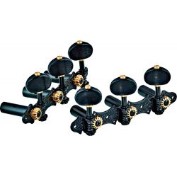 ORTEGA ORTEGA DELUXE TUNING MACHINES BLACK BLACK