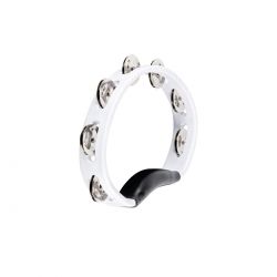 MEINL HTWHABS PANDERETA, SINGLE ROW,WHITE,STEEL JINGLES