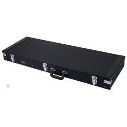 ORTEGA ECONOMY SERIES RECTANGLE ELECTRIC HARDCASE BLACK