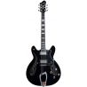 HAGSTROM ELEC. GUITAR. VIKING - BLACK GLOSS, CONTOURED PLY-