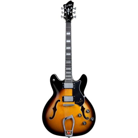 HAGSTROM ELEC. GUITAR. VIKING - TOBACCO SUNBURST, CONTOURED