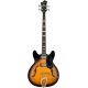 HAGSTROM ELEC. BASS. VIKING BASS - TOBACCO SUNBURST, CONTOU