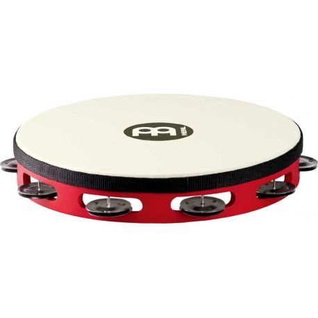 MEINL TAH1BK-R-TF PANDERETA CON PARCHE DE 1 FILA DE SONA