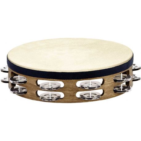 MEINL TAH2WB 2 ROWS, STAINLESS STEEL JINGLES, WALNUT BRO