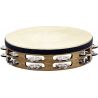 MEINL TAH2WB 2 ROWS, STAINLESS STEEL JINGLES, WALNUT BRO