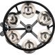 MEINL THH1BK HIHAT TAMBOURINE, BLACK