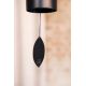 SONIC ENERGY HIB18BK HANGING IRON BELL, 18  45 CM, BLACK