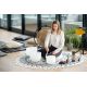 SONIC ENERGY MMR1NB MEDITATION RUG, NAVY BLUE
