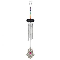 SONIC ENERGY MINI CHAKRA CHIME 12, HAMSA, SILVER HCC12MINI