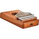 SONIC ENERGY KL1708H SOUND HOLE KALIMBA C MAJOR 17-NOTES,MAHOG