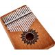 SONIC ENERGY KL1708H SOUND HOLE KALIMBA C MAJOR 17-NOTES,MAHOG