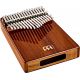 SONIC ENERGY KL1705H WAH-WAH KALIMBA C MAJOR 17-NOTES, ACACIA