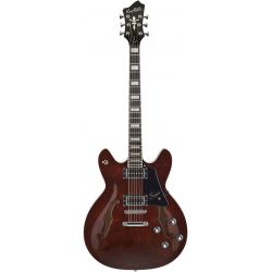 HAGSTROM ELEC. GUITAR. JUSTIN YORK SUPER VIKING, TRANS BROW