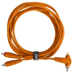 UDG GEAR U97005OR UL AUDIO CABLE RCA STRAIGHT-RCA ANGLED