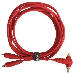 UDG GEAR U97005RD UL AUDIO CABLE RCA STRAIGHT-RCA ANGLED