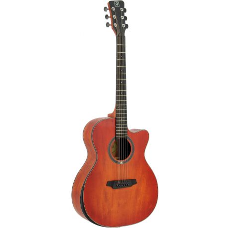 OQAN GUITARRA ELECTRO-ACUSTICA QGA-102 RDCE