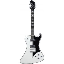 HAGSTROM ELEC. GUITAR. FANTOMEN, WHITE GLOSS. MAHOGANY-SET